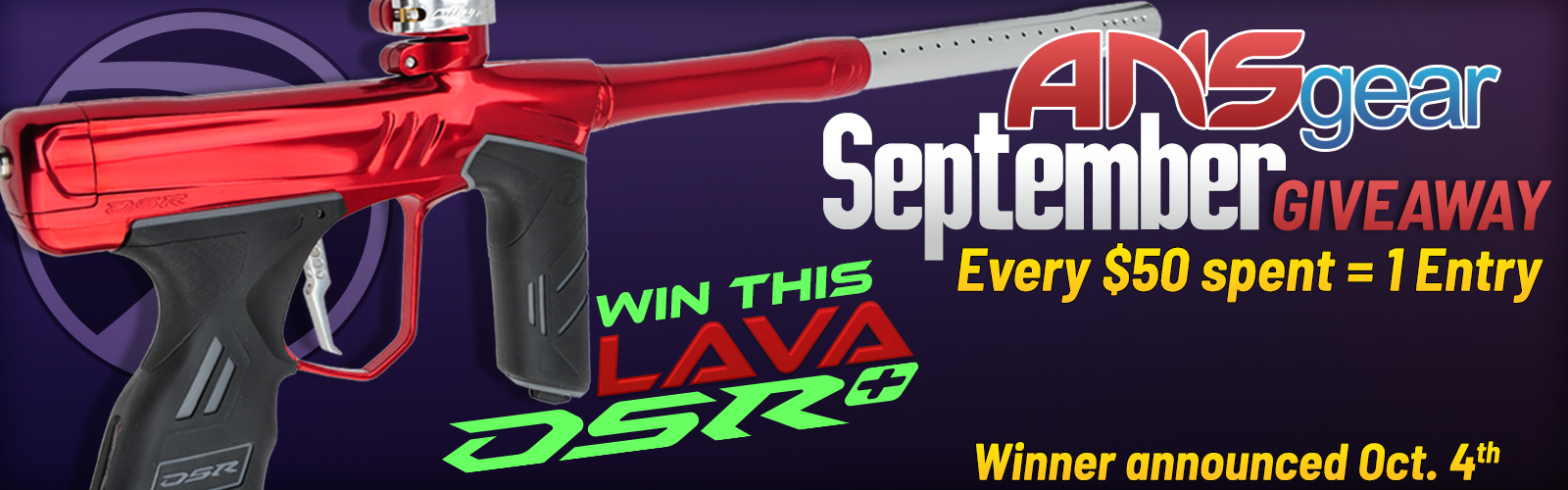 ANSgear's September 2022 Monthly Giveaway ANSgear's September 2022 Dye DSR Monthly Giveaway