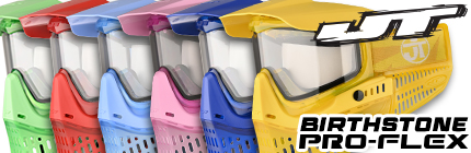 JT ProFlex Paintball Mask - Ice Birthstone Edition