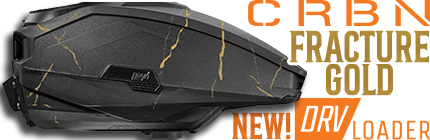Carbon CRBN DRV Paintball Loader - GRX Fracture Gold